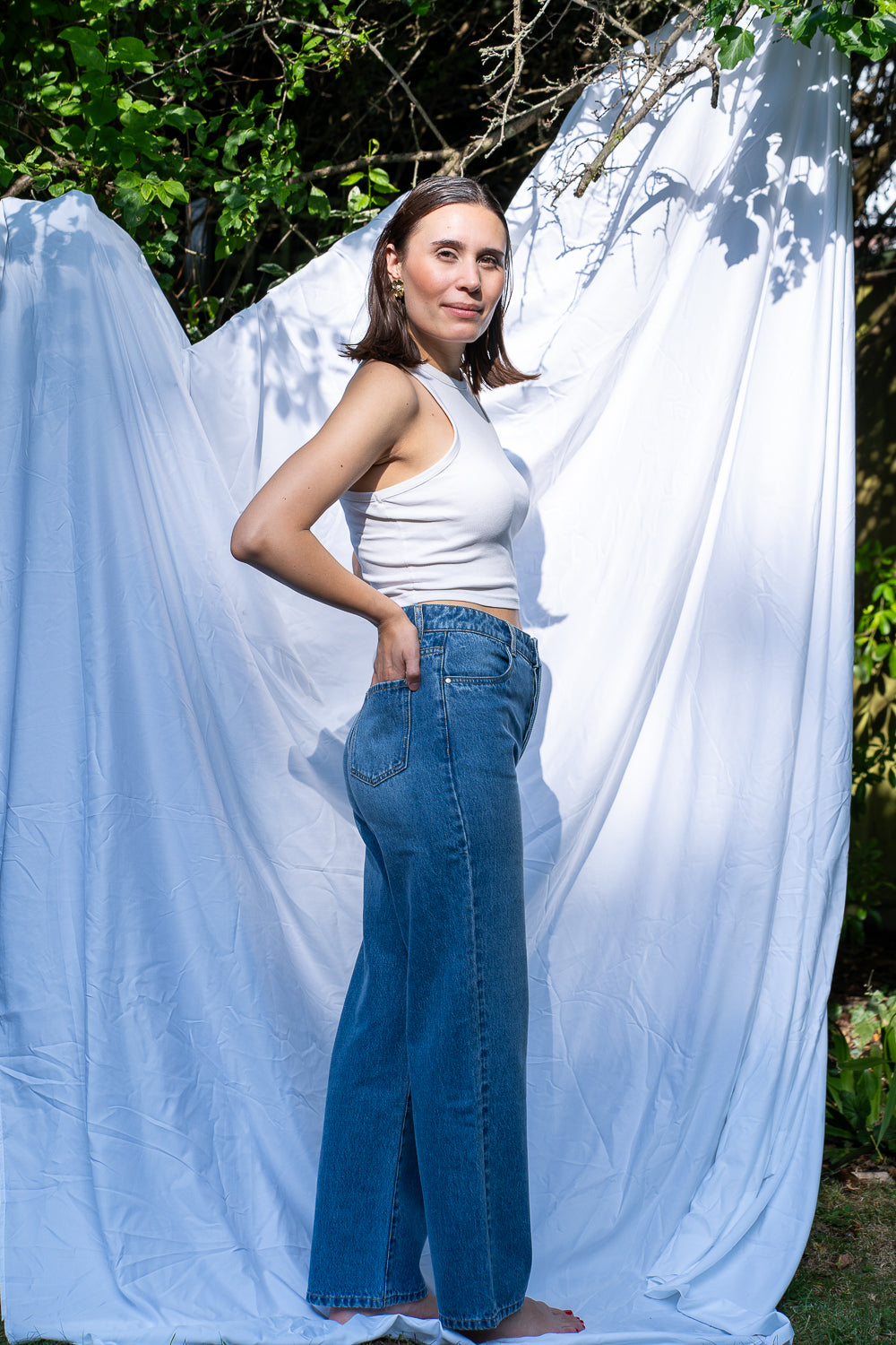 Jean Duo à jambe large